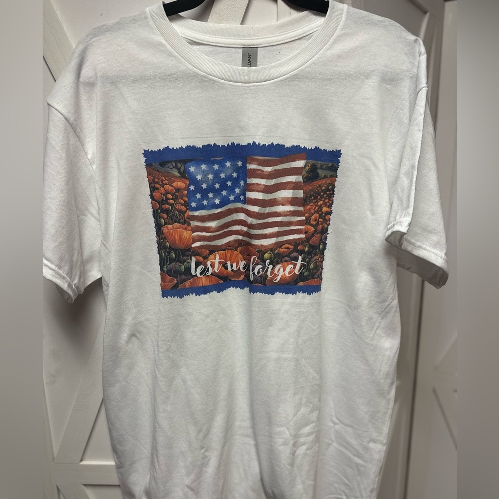 Memorial Day Poppy Flag Shirt